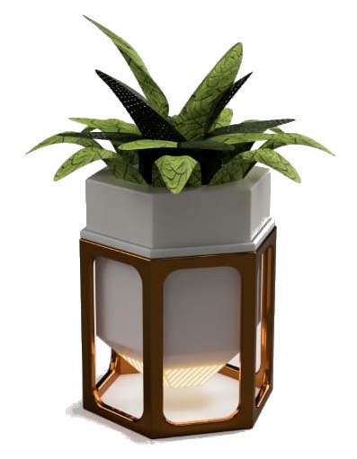 Airblend Smart Air Purifier - IoT Device with Plant Integration